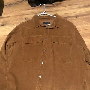 No boundaries corduroy button up